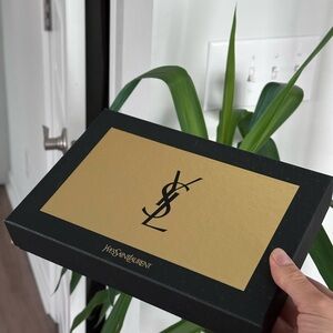 Yves Saint Laurent Black and Gold Gift Box
